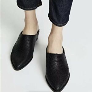 DOLCE VITA AVEN LEATHER POINTED TOE MULE SZ 8.5, RETAIL $130